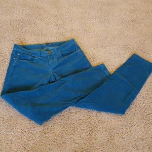 PrAna teal Trinity Cord pants